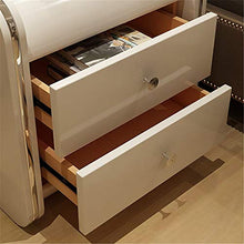 Comodino Bed Side Comodino Bianco Comodino End Tabelle impostato for matrimoniale con piccolo armadi bianchi Arredamento moderno ( Colore : Pearlescent White , Dimensione : 42*46.5*48cm )
