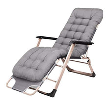 Hyua Sedia reclinabile Zero Gravity Sedia da salotto pieghevole, cuscino in cotone, per prato, piscina, giardino, spiaggia, può sopportare 181,4 kg (con cuscino per la testa)