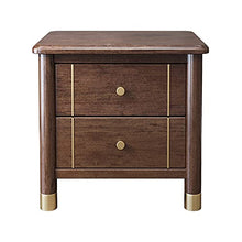 FEANG Tavolo da Comodino in Legno Nordico Comodino Comodino con Cabina Armadio Laterale con cassetti per Soggiorno