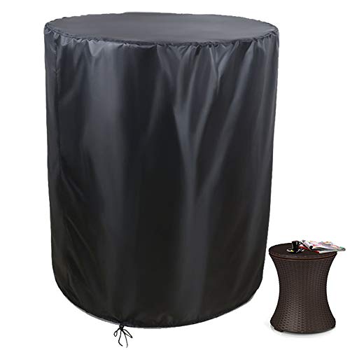 Saking Patio Cool Bar Tavolino Copertura Progettato per Keter 7,5 Gallon Cooler & Outdoor Coffee Beverage Bins (rotondo, 53,3 cm di diametro x 58,4 cm di altezza