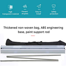 PUB Banner Roll Up Trasparente, Schermo di Protezione, Scudo di Distanziamento Sociale, Protezione Contro Gli Sputi, Schermo di Partizione