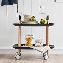 YIN YIN Carrello per Ripiani Mensola da Cucina in plastica ABS Mobile Flessibile capacità Grande Cucina Sala da Pranzo Soggiorno mensola Verde Erba 2 Colori 57.5X37X59cm Carrello a rulli