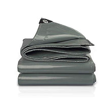 MHBGX Tela Cerata Resistente Impermeabile All'Aperto, Pioia 550G / M² Della Protezione Solare Antipioia Della Tela Dell'Olio Di Oxford Del Tessuto Del Pvc,un,2.8X4.8 M