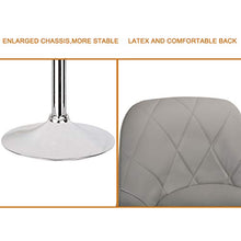 Sweethome 2 sedie da bar per la reception, sgabello alto alla moda, semplice e versatile, sedia girevole per il soggiorno, ufficio (grigio)