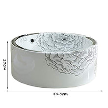 Yxx max -Lavabo Turno Bagno in Ceramica di Lavaggio Bowl, controsoffitto del dispersore del Bacino, Art Bacino casa igienici Bagno (41.5x17cm) Lavandino del lavabo