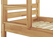 Erst-Holz Solido Letto a Castello 90x200 in Faggio Anche per Adulti con doghe rigide 60.17-09