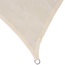 Outsunny Tenda a Vela Parasole Rettangolare Tenda da Sole Protezione Raggi UV in PE 4 x 6m Beige