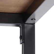 WOLTU BH86hei-4 Sgabelli da Bar Sedia Alta per Cucina senza Braccioli Schienale in legno massello e metallo Set 4 Pezzi