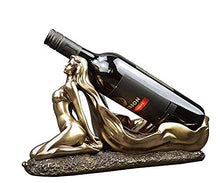 LHQ-HQ Decorazioni di Arte Statua mestiere Handmade di Alta qualità Vino Rack Ragazza Scultura in Resina a Freddo di Rame del Bikini