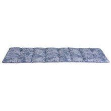 Cuscino termico con semi di colza, 75x20cm. Riscaldabile al forno o microonde e per raffreddare al frigorifero. Per la schiena, il ventre (8 compartimenti, used look grigio-blu)