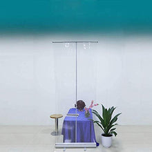 Topniu. (Utilizzando in affari) Roll Up Banner Partitions Pop-up Pop-Up Roller Banner Trasparente | Cancella PVC Mobile Sneeze Guard Germ Germ Scudo Scudo Portable Scudo Barriera sociale Distandimento