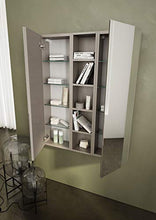 Dafne Italian Design Mobile da bagno Veletta legno natural c/lavabo - Misura: L.135 P.50 cm - Laccato Canapa Opaco e Massello di Abete - Top in legno Massello di Abete, lavabo in ceramica