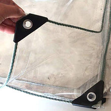 LXHONG Telo Trasparente con Occhielli, Teloni in PVC Resistenti, Telo Ombreggiante da Giardino A Prova di Polvere Protezione Solare per Balcone Coperture da Giardino，Personalizzabile
