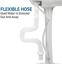 HIMFL - Cisterna per lavabo con lavabo integrato, capacità 17 l, capacità di acqua 17 l