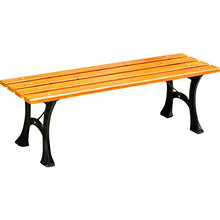 GaoF Panchine da Giardino con terrazza, panchine da Esterno per Il Tempo Libero, panchine da Giardino Resistenti alle intemperie in ghisa e Legno massello, Panca Decorativa retrò per 2-4