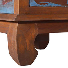 Tidyard Comodino in Legno Massello di Recupero con Cassetto,Comodino Camera da Letto Vintge con Cassetto,Comodino Cameretta con Cassetto,Comodino con Cassetto,Comodino Vintage Classico 45x35x40 cm