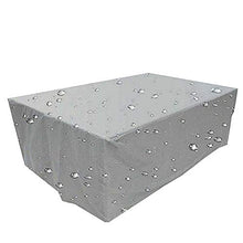 WZDD Telo Copertura Tavolo Esterno Rettangolare 231x231x90cm, Copertura per Mobili da Giardino Anti-UV Impermeabile 420D Oxford Copritavolo da Giardino Quadrato