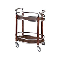 MEI XU Carrelli di Stoccaggio Carrello degli Attrezzi - Shelf Tea Wine Wine Carrello Dessert Car Hotel Servizio Mobile Car Trolley 3 ° Piano Carrelli di Utilità (Dimensioni : 63x41x80cm)