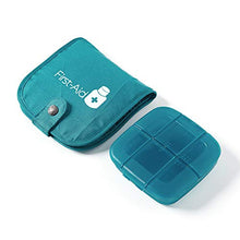 Portapillole da viaggio – 6 scomparti in medicina – un porta pillole quotidiano in vitamina per bagagli o borsa.