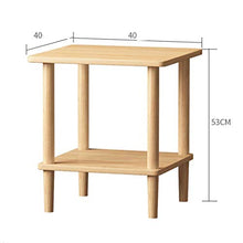 SCDCTG Finitura 2 Scaffali in Legno Armadietto in Legno con Finitura Multi-Funzione (Size : 40 * 40 * 53cm)