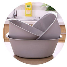 GYL Bacino Pieghevole XSJZ Lavabo di Plastica, Lavabo da Appoggio in Plastica Biauricolare Addensato da 3 Pezzi per Lavabo per Uso Domestico (Color : Mixed Color)