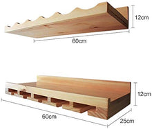 Splendidamente Doppio ripiano per Bottiglie, Scarpe da Ginnastica per Vino in Legno in Stile Europeo, portabottiglie con Bordo a Parete, portabicchieri per Tazze capovolte, Bar Decorativo da Cucina a