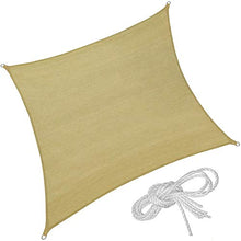 AGRIPRO Tenda a Vela Quadrata mt 5 Beige da Esterno Rete ombreggiante Giardino