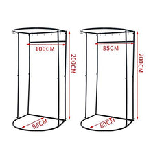 MAHFEI Camerino di Prova, Negozio di Abbigliamento per Camerini Spogliatoio Portatile Kit Tenda Spogliatoio Cornice Metallica Forte Portante per Centri Commerciali, Performance All'aperto