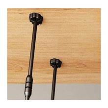 Bar cremagliera Appeso Vino contatore, cremagliera del Vino, cremagliera Bicchiere di Vino, cremagliera di Vetro di Vino, a Testa in Giù cremagliera Calice (Color : Brown, Size : 100 * 30cm)