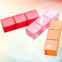 DOITOOL - Contenitore per pillole da viaggio, 1 pezzo, 21 griglie, porta pillole, in plastica, porta gioielli, decorazione per la casa