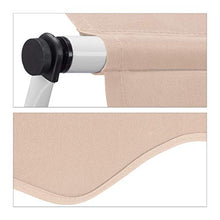 Relaxdays Tenda da Sole, Protezione per Il Balcone, Regolabile, Senza Forare, a Manovella, 200 cm di Larghezza, Beige, 200 x 120 cm