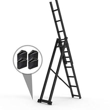 Yardwe 4Pcs Antiscivolo Piedini in Gomma di Ricambio Scala Scala a Pioli Piedi Tappetino Piede per Scaletta Scaletta di Estensione Ricambi Accessori di Ricambio Nero