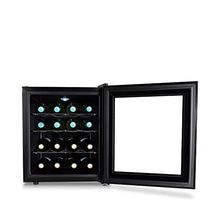 CREATE IKOHS WINECOOLER L - Cantinetta da 16 bottiglie, 46 l, 70 W, luce LED, display digitale, 3 ripiani, doppio isolamento, zone con temperatura da 11 a 18 gradi, ripiani in acciaio inox