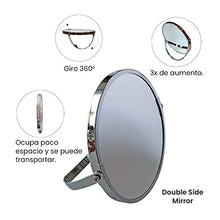 TETI`S Ducks Home - Specchio doppio lato per trucco, rasatura, depilazione, cura e pulizia del viso, specchio rotondo da bagno, con ingrandimento, piccolo ideale per viaggi o uso domestico (20)