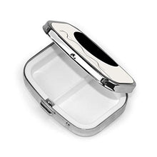 Scatola quadrata per pillole medicinali Caso Astratto Moda Pillola Organizzatore Viaggio Pill Case Dispenser per Vitamine Integratori