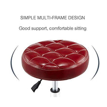 Poltrone Nubao Barber Chair Bellezza Sgabello da Bar Seggiovia Rotary Barber Shop di Bellezza Bar, Rosso (Color : Green)