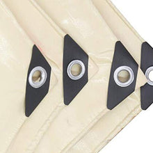Vele parasole LQ Beige Coltello Raschiando Tela Cerata Antipioggia Protezione Solare Ispessimento Tela Cerata Impermeabile Panno Tenda Panno Ombra Panno Crepe Tela (Size : 2 * 3m)
