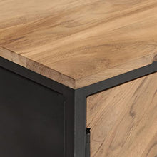 vidaXL Credenza 120x30x75 cm in Legno Massello di Acacia