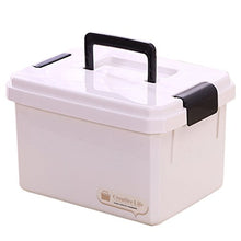 Tosbess - Scatola multiuso per farmacia, con maniglia per il trasporto, portatile, 10 l