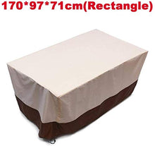 N / A 18 Altezza mobili da Giardino Cortile-Giardino Tavolo da Giardino Impermeabile della Copertura Protettiva di Caso Set per Le coperture mobili da Giardino Pioggia, 115x115x70cm