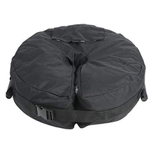 Pwshymi Sacchetti di Peso Accessori fissi per Esterni Forma Rotonda per Campeggio per terrazza da Giardino per ombrellone da Esterno