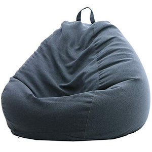 Laishutin Divano per Uso Interno ed Esterno Perfect Lounge Gaming Chair Home Garden Beanbags Sedia da Viaggio con Sacco a Fagiolo per Soggiorno e Ufficio (Color : Blue)