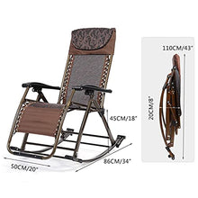 PAKUES-QO Sedia a Dondolo Pieghevole Sedia a Dondolo da Salotto Sedia reclinabile Design ergonomico Tessuto in textilene Comodo e Traspirante
