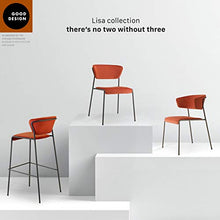 SCAB DESIGN Sgabello Modello Lisa Waterproof - Disponibile in 4 Colori & 2 Altezze - per Interni ed Esterni, RISTORAZIONE, Bar, Hotel, RISTORANTI, Pub (Avio E Avio, 65)
