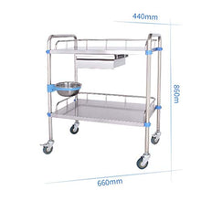 Carrello Medico dell'Acciaio Inossidabile del Veicolo Chirurgico Medico/Carrello Cambiante dello Strumento del Veicolo/Carrello del Salone di Bellezza con I Cassetti
