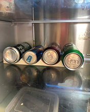 Gurxi Espositore per Champagne in Stile Europeo Portabottiglie Antiscivolo in Stile Europeo Portabottiglie Porta Vino Plastica per Cucina Controsoffitto Dispensa Frigo (Grigio)