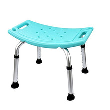 TLMYDD Balneazione Altezza della Sedia Sedia Regolabile in Alluminio Ascensore Sgabello da Doccia for Gli Anziani/Persone Disabili Verde/Bianco Sgabello da Bagno (Color : Green)