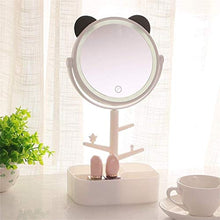 LBWARMB Trucco Specchio con luci Specchio da Toilette dimmerabile LED Light Trucco dello Schermo dello Specchio di Tocco di 360 ° di Rotazione for controsoffitto Cosmetics Dressing Table Lamp