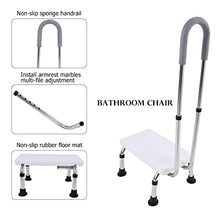 Boaby Sgabello da Bagno Sgabello da Bagno Antiscivolo Pratico da appoggio Sgabello da Bagno di Sicurezza Acciaio Inossidabile