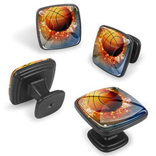 Poster di basket 4 PCS Pomelli per Porta, Pomolo per Mobile, Pomelli per Mobili con Viti, Maniglia per Armadietto, Pomelli per Porta, Pomelli per Cassetti per Porta, Armadio, Cassetto e Credenza
